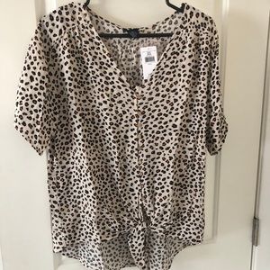 Leopard blouse